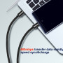 Câble données et chargement Swissten Textile USB-C / USB-C 2 m