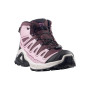Chaussures enfant Salomon X Ultra Mid Gtx J Huckleberry-Dawn Pink-Concord Grape
