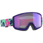 Masques ski Scott Factor Pro Light Sensitive violet mint green/neon pink/light sensitive blue chrome