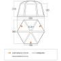 Tente gonflable Vango AirHub Hex