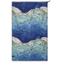 Serviette plage Zulu Beach 100 x 170 cm bleue Blue