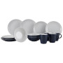 Set de vaisselle Gimex Solid Line Blue/White 16 pcs bleue blue/white
