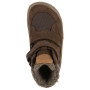 Bottes d'hiver enfant Frodo Barefoot Tex Winter Dark Brown