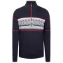 Chandail homme Dale of Norway Moritz Masc Basic Sweater bleu / blanc Navy White Raspberry