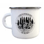 Tasse Husky 400 ml plechový noir / blanc Rock