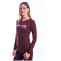 T-shirt femme Sensor Merino Air Pt Hills dl.rukáv