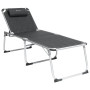 Chaise longue Outwell New Foundland XL noir / gris Black & Grey