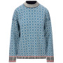 Pull femme Dale of Norway Langøy Fem Sweater bleu / blanc Arctic Blue Offwhite