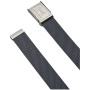 Ceinture Under Armour M's Webbing Belt gris foncé Pitch Gray / Midnight Navy / Silver