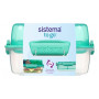 Boîte aliments Sistema Lunch Stack To Go Square 1,24l