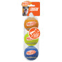 Jouet pour chien Nerf Dog Squeak Tennis Ball 3 pcs