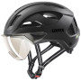 Casque vélo Uvex Stride Visor noir black matt