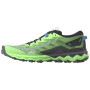 Chaussures de running hommes Mizuno Wave Daichi 7 vert / noir CGreen/LittleBoyBlu