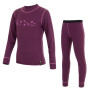 Ensemble enfant Sensor Double Face triko+spodky vločk violet Purple
