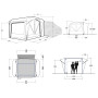 Tente caravane Outwell Cross PowerAir