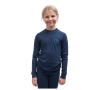 T-shirt fonctionnel enfant Sensor Merino DF Logo Up Deep Blue