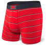 Caleçon Saxx Vibe Boxer Brief rouge RedShallowStripe
