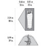 Tente ultra-légère MSR Hubba Hubba HD 1P