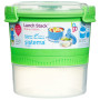 Boîte aliments Sistema Round Lunch Stack TO GO 965ml green