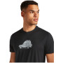 T-shirt fonctionnel homme Icebreaker M Mer 150 Tech Lite SS Tee Cosy Camper