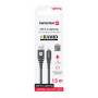Câble données et chargement Swissten Aramid Reinforced USB/Lightning 1,5 m