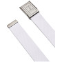 Ceinture Under Armour M's Webbing Belt blanc White / Halo Gray / Silver