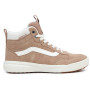 Chaussures femme Vans Range Exp Hi Vansguard beige Suede Sherpa Burro