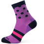 Chaussettes Warg Happy Merino W Stripes and Dots