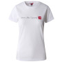 T-shirt femme The North Face W S/S Neverstopexploring Tee blanc / noir TNF WHITE