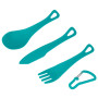 Set de couverts Sea to Summit Delta Cutlery Set bleue Pacific Blue