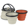 Set de vaisselle Sea to Summit X-Set: 11 3pc gris / rouge Sand / Rust