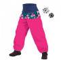 Pantalon polaire bambins Unuo Softshell Sherpa Basic rose / bleu