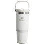 Mug isotherme Stanley Tumbler se slámkou/brčkem 890 ml blanc Frost