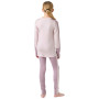 Ensemble fonctionnel enfant Helly Hansen Jr Lifa Merino Midweight Set Purple Clay
