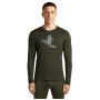 T-shirt fonctionnel homme Icebreaker Men Merino 200 Oasis LS Crewe SkiingYeti