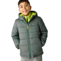 Veste d'hiver enfants Regatta Junior Hooded Marizion Dark Forrest Green kaki Dark Forrest (Wild Lime)