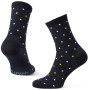 Chaussettes Warg Happy Merino M Mini Dots bleu / jaune Navy/Yellow