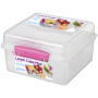 Boîte aliments Sistema Lunch Cube Max with Yogurt Pot rose
