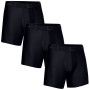 Caleçon homme Under Armour Tech 6In 3 Pack vert Black/Black/Black