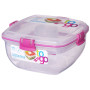 Saladier Sistema Salad To Go 1,1L rose