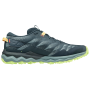 Chaussures de running hommes Mizuno Wave Daichi 7 vert clair OrionBlue/MistyBlue/NeoLime