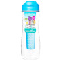 Bouteille Sistema Tritan Infuser Bottle 800ml bleu clair