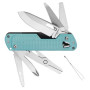 Outil multifonction Leatherman Free T4 bleu clair arctic