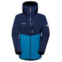 Veste homme Mammut Alto Guide HS Hooded Jacket Men bleu clair Deep Ice-marine