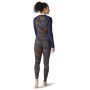 T-shirt fonctionnel femme Smartwool W Merino 250 Bl Pattern 1/4 Zip Boxed