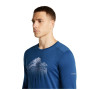 T-shirt fonctionnel homme Icebreaker Men Mer 200 Oasis LS Crewe Rising Light