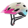 Casque vélo Uvex Access blanc / rose Sand Pink Aqua Mat
