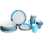 Set de vaisselle Brunner Aquarius Lunch Box bleu / blanc