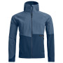Veste softshell homme Ortovox Venet Softshell Hooded Jacket bleu Light Nunatak