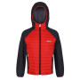 Veste enfant Regatta Kielder Hybrid V noir / rouge FryRd/IndGry